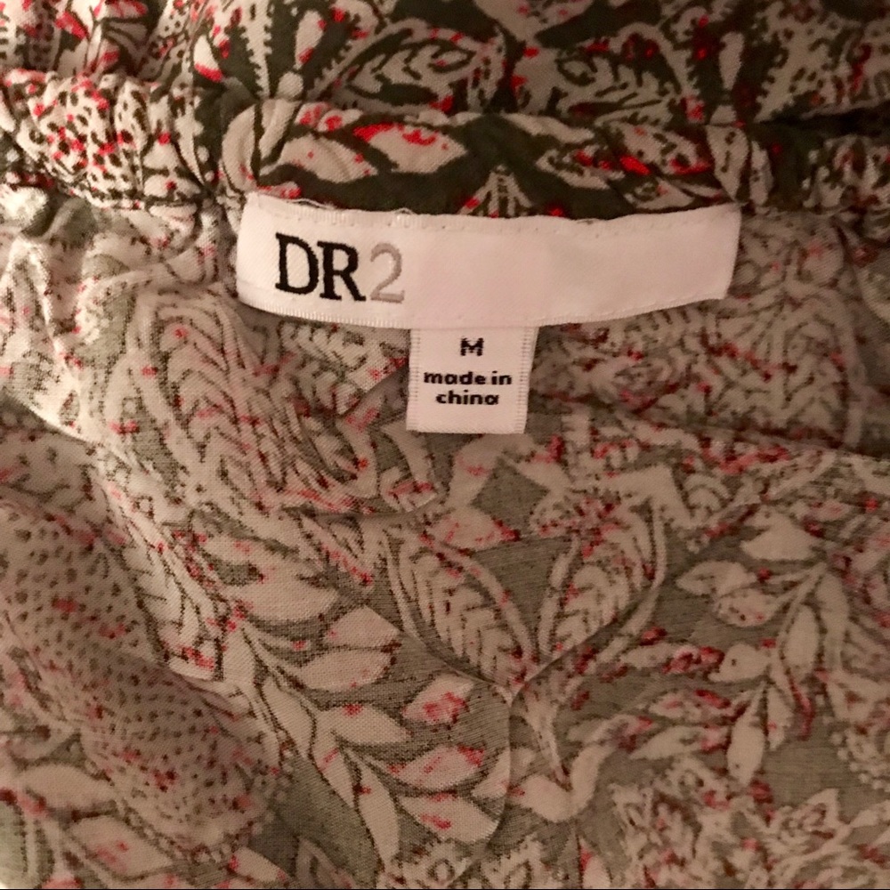 Dr2 Ruffle Shoulder Top Mixed Pattern - image 6